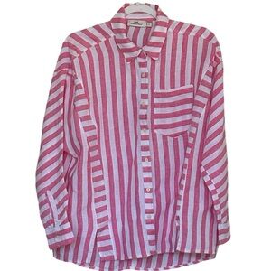 Vineyard Vines Striped Button Down Shirt Size 8